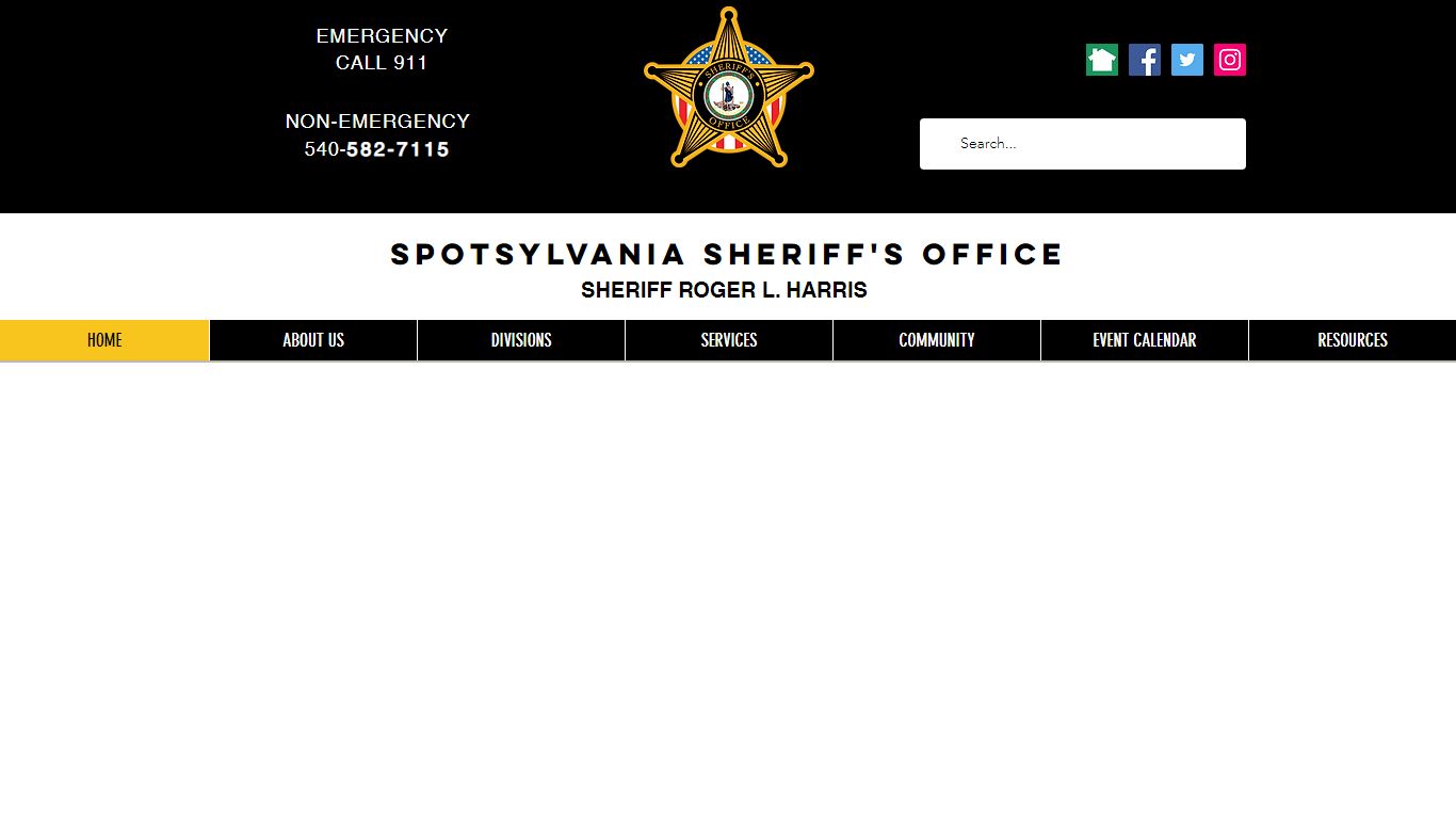 Home | Spotsylvania Sheriff's Office
